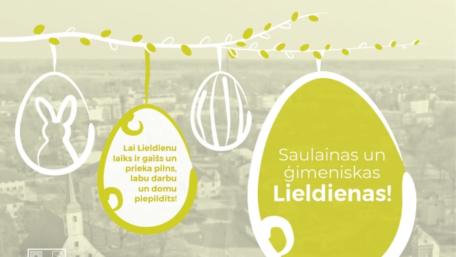 Saulainas un ģimeniskas Lieldienas!