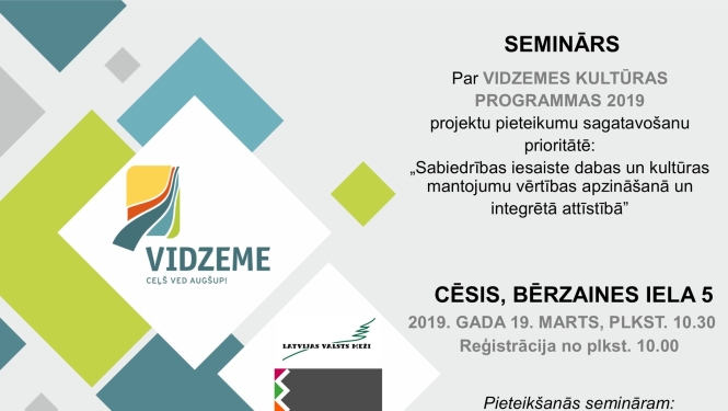 Vidzemes plānošanas reģions aicina uz semināru par dabas un kultūras mantojumu