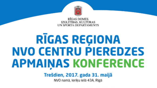 Pieredzes apmaiņas konferencē tiksies Rīgas reģiona nevalstisko organizāciju un pašvaldību pārstāvji