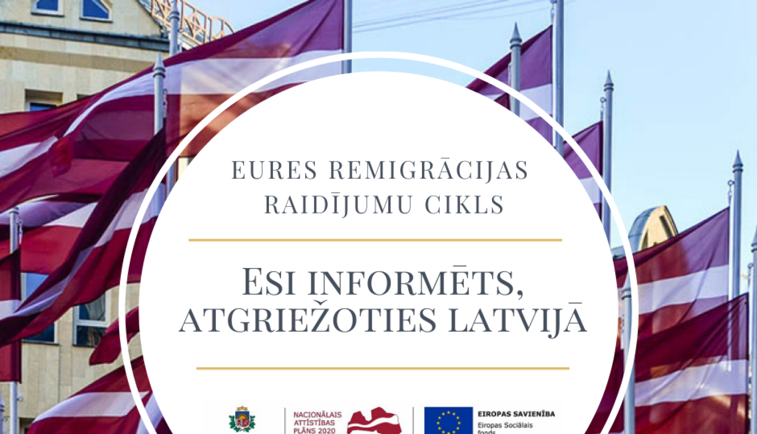 NVA EURES veidos tiešsaistes raidījumu ciklu remigrācijas atbalstam “Esi informēts, atgriežoties Latvijā”