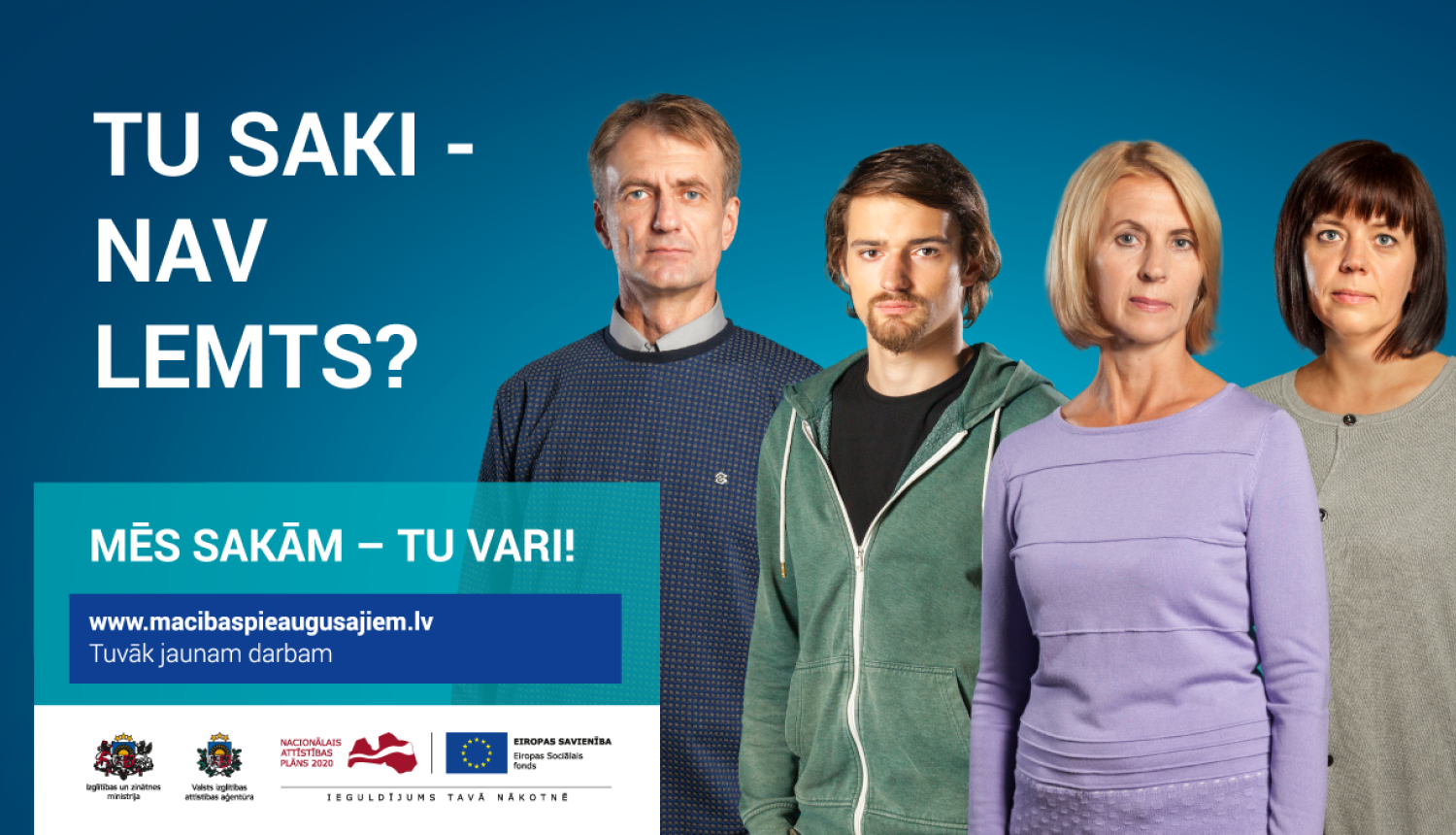 Sākas pieteikšanās mācībām pieaugušajiem gandrīz 800 programmās