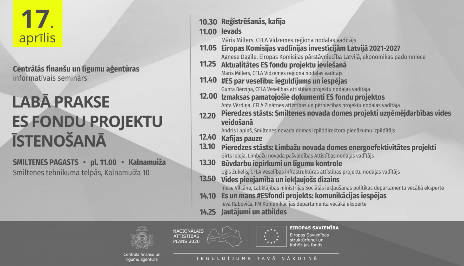 Limbažu novada pašvaldības pārstāvji Vidzemes reģiona seminārā dalīsies ar pieredzi ES fondu projektu īstenošanā
