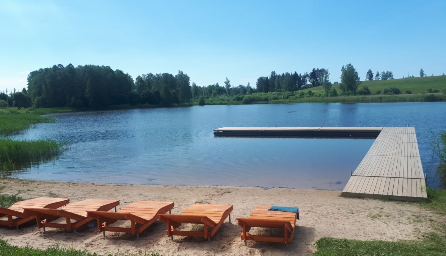 Pabeigti Umurgas dīķa peldvietas labiekārtošanas darbi