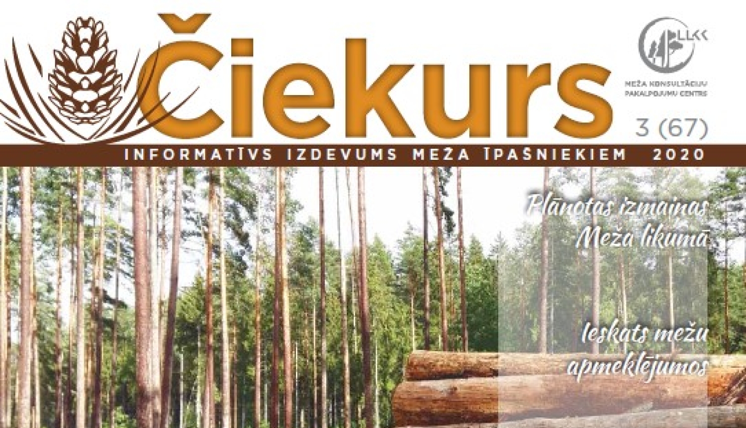 LLKC Mežu konsultāciju pakalpojumu centrs ir sagatavojis un izdevis rudens informatīvo izdevumu meža īpašniekiem „Čiekurs”